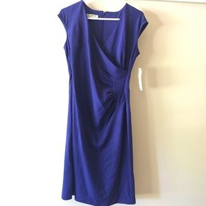 Empire waist blue dress